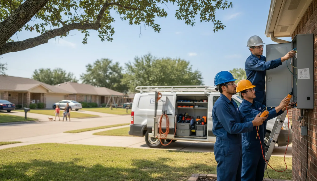 Certified electrician providing emergency electrical services in Wilsonville, AL